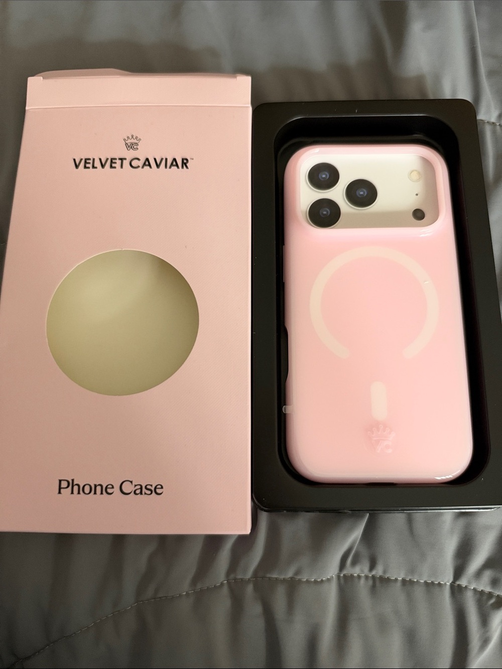 Velvet Caviar Blush Pink MagSafe Phone Case